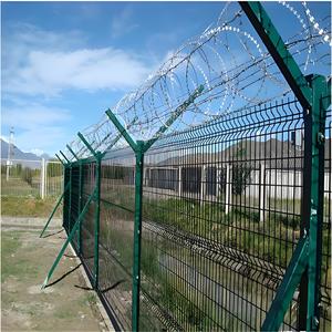 358 Clôture de sécurité anti-coupure ClearVu Design Porte battante électrique pour la protection du périmètre de l'aéroport Clôture de jardin en métal de 2m pour les maisons - Product Image 5