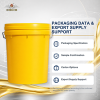 Bidón de Lubricante Vacío Amarillo de 13L / 16L / 18L / 20L, Empaque de Lubricante Personalizado al por Mayor, Proveedor de Empaques Personalizados