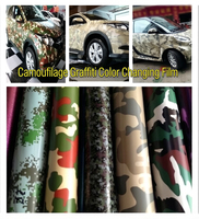 Film de protection décoratif pour carrosserie de véhicule en vinyle PVC camouflage sans bulles d'air, à usage unique, fabriqué en Chine – Offre Spéciale