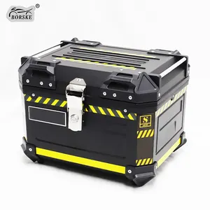 BORSKE usine <span class=keywords><strong>moto</strong></span> Top case <span class=keywords><strong>moto</strong></span> arrière boîte à bagages 45L PP plastique <span class=keywords><strong>moto</strong></span> queue boîte - Product Image 1