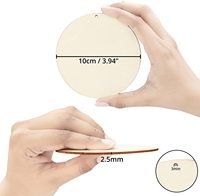 Produits en bois gravables sur mesure, gravure au laser sur bois, étiquettes cadeaux en bois