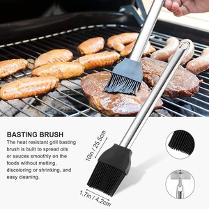Juego de Herramientas para Barbacoa de Alta Resistencia para Exteriores, Acero Inoxidable Resistente al Calor, Más de 12 Piezas, Accesorios para Barbacoa - Product Image 6