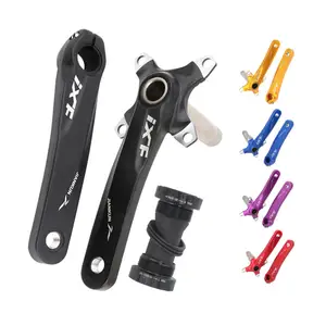 IXF 104 Bcd Crankset Sepeda MTB, Batang Konektor Pengukur Daya Hollowtech untuk Kereta Sepeda Jalan Lengan Engkol Tahan Lama