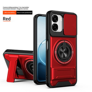 เคสกันกระแทก Lichicase แบบมีขาตั้งคู่ ดูดแม่เหล็ก สำหรับ <span class=keywords><strong>OPPO</strong></span> A6S Pro F33 F33 Pro - Product Image 4