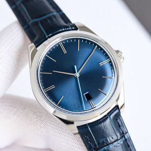 Reloj de Pulsera Mecánico de Negocios de Alta Gama, Casual, con Esfera Azul, Tres Agujas, Redondo, para Hombre y Mujer - Product Image 2