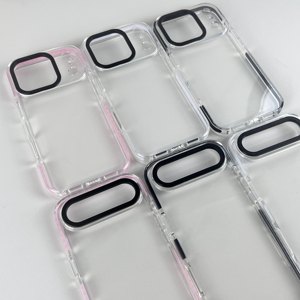 ฝาครอบด้านหลัง TPU มันวาวแบบนิ่มโปร่งใสสำหรับ <span class=keywords><strong>iPhone</strong></span> 17 <span class=keywords><strong>PRO</strong></span> <span class=keywords><strong>MAX</strong></span> 16 PLUS 15 14เคสโทรศัพท์มือถือกันกระแทกแบบใส - Product Image 1