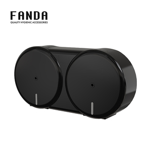 Large Capacity Black <b>color</b> Centre Pull <b>Tissue</b> Holder for Office Bathroom - Product Image 5