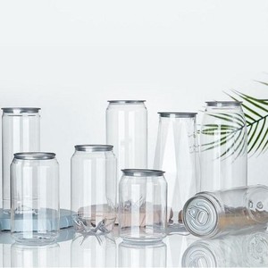 Bottiglia in <span class=keywords><strong>Plastica</strong></span> PET Trasparente Ecologica Sigillata con Apertura Facilitata <span class=keywords><strong>per</strong></span> Dessert, Bevande, Tè al Latte, Acqua, Caffè - Product Image 2