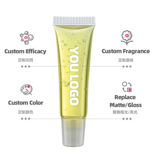 Baume à lèvres liquide hydratant à saveur de fruits, logo personnalisé SPF 10 ml, végan, maquillage, gloss à lèvres repulpant OEM, 7 couleurs - Product Image 6