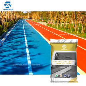 Fabbricazione professionale segni di bagliore notturno traslucido termoplastico resina fluorescente luminoso liquido pulito vernice per la marcatura stradale - Product Image 6