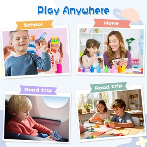 Kit de papier <span class=keywords><strong>origami</strong></span> 6x6 avec 40 motifs colorés pour enfants, avec manuel d'accompagnement, papiers carrés, pliage de papier <span class=keywords><strong>origami</strong></span> - Product Image 3
