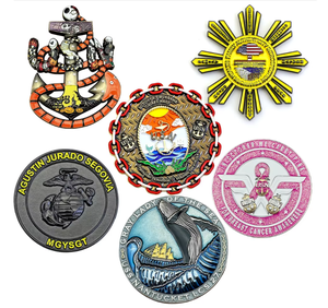 เหรียญที่ระลึกเคลือบทุกชนิดพร้อมโลโก้ที่กำหนดเองและออกแบบได้ฟรี - Product Image 4