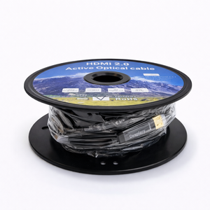 สายไฟเบอร์ออปติก HD 2.0 AOC 4K 60Hz 18Gbps ความเร็วสูง สำหรับโปรเจคเตอร์ จอภาพ ทีวี ระยะไกล - Product Image 3