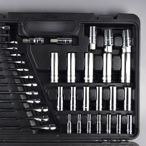 218 PCS Mechanics <b>Tools</b> Kit Socket <b>Set</b> (1/4\" 3/8\" 1/2\") with Hard Case for Hand Power Source OEM Customization Supported - Product Image 3