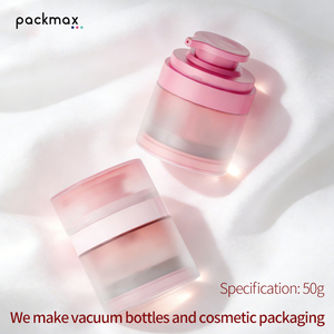 50ml PP Vacuum <b>Pump</b> <b>Bottle</b> – Empty Refillable Cosmetic Lotion <b>Dispenser</b> - Product Image 4