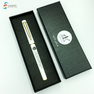 Juego de Regalo Promocional de Plástico para Empresas, Bolígrafo de Gel Personalizado con Logotipo Impreso con UV y Caja de Regalo - Product Image 4