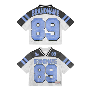 Maillots de sport personnalisés de haute qualité Tontons, maillots de football rétro américains sublimés en mesh - Product Image 3