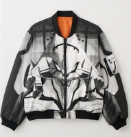Blousons bombardiers personnalisés de luxe Production en petits lots Veste Ma-1 décontractée artisanale Veste de vol d'extérieur pour unisexe