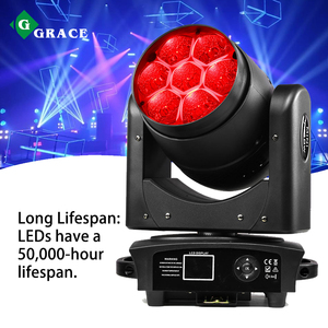 Igracelite mini 7x40W RGBW pixel <span class=keywords><strong>LED</strong></span> di chuyển đầu zoom ánh sáng <span class=keywords><strong>KTV</strong></span> hộp đêm Disco chùm rửa Zoom movinghead - Product Image 5