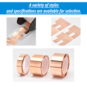 Tự dính Nano Carbon dẫn điện EMI che chắn lá đồng đĩa Dot chết cắt chịu nhiệt Acrylic băng dính - Product Image 4