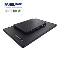 Écran LCD tactile industriel 15,6 pouces Raspberry Embedded IP65 étanche avec capot de protection USB pour PC