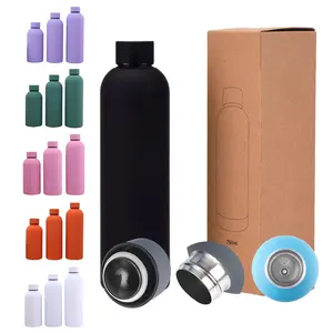 Q1206 Eco-friendly Soft Matte stainless steel water bottle kids Vacuum Insulated Bottle Custom Metal Drink bottle water