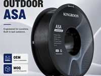 Filament ASA 1,75 mm résistant aux UV, résistant aux intempéries, robuste, pour imprimante 3D, noir gris, pour Bambu Lab Creality
