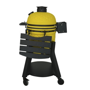 <span class=keywords><strong>Barbecue</strong></span> <span class=keywords><strong>Kamado</strong></span> Auplex OEM 18 pouces en céramique, avec logo personnalisé, pour terrasse extérieure et camping - Product Image 4