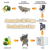 Machine de traitement d'avocat Machine à fruits et légumes avec fonctions de broyage d'élimination du noyau d'épluchage