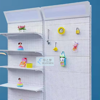 Vente en gros d'accessoires pour outils de quincaillerie pour supermarchés présentoir pour haut-parleurs supports d'affichage pour panneaux perforés en métal