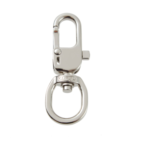 CLIPON AK211TR-M-017-NKL Gancho giratorio metálico con bloqueo automático, patente estadounidense/europea, alta resistencia, adecuado para productos de exterior, collar para mascotas - Product Image 2