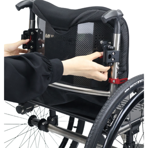 可定制运动手动轮椅重型越野钛合金碳纤维座椅高级MUNIU <span class=keywords><strong>POWER</strong></span> MN9883L - Product Image 4