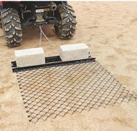 Rastrillo de Cadena TENCO de 5x4 Pies, de Acero, Resistente a la Abrasión, para Nivelación de Campos, Accesorio para ATV/UTV/Tractor, Equipo Agrícola, 1 Año de Garantía