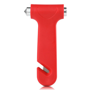 Martillo de Emergencia Rojo de Acero Inoxidable de 73 g, Herramienta para Romper Ventanas de Automóviles - Product Image 2