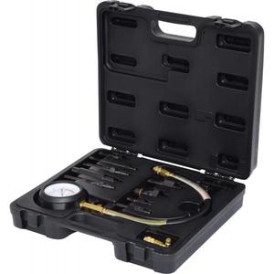 KS TOOLS - 150.1680 <b>Compression</b> <b>tester</b> set (13 pcs) - EAN 4042146200001 <b>ENGINE</b> AND TIMING SET - Product Image 1