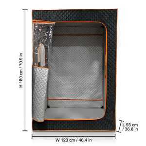 Tenda Sauna Portatile Professionale Personalizzabile per Due Persone, Stanza Sauna Umida a Temperatura Stabile, Tenda a Vapore - Product Image 2