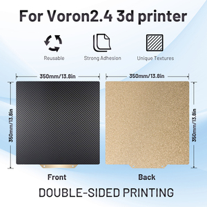 Colido แผ่นเหล็กสปริงแม่เหล็กสองด้านขนาด350x350มม. สำหรับ <span class=keywords><strong>voron</strong></span> <span class=keywords><strong>2.4</strong></span> K2 plus เครื่องพิมพ์3D - Product Image 2