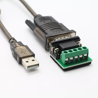 Câble convertisseur de périphérique série FTDI RS485 RS422 RS 485 FT232 vers USB 2.0 vers RS485 RS422 DB9