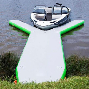 Chất lượng cao Inflatable y hình máy bay phản lực trượt tuyết thuyền Dock phao thuyền du thuyền bãi đậu xe phao với túi lưu trữ - Product Image 2
