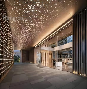 Tùy Chỉnh Nhà Máy Đục Bảng Điều Chỉnh Đèn LED-Ánh Sáng Trần Nhôm Bảng Điều Chỉnh Trần Biên Giới Tấm Với Đèn LED - Product Image 2