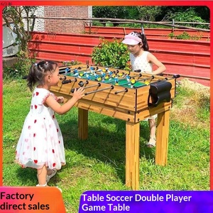 Juego de Futbolito Estándar para Adultos, Diseño de Ocho Palos, para Dos Jugadores, Competitivo, Educativo, Acabado con Aspecto de Madera - Product Image 3