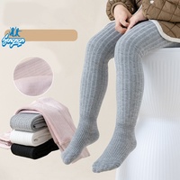 Collants tendance pour enfants, imprimé de dessins animés mignons, taille élastique, collants sans couture, respirants, anti-boulochage, pour l'école et les jeux quotidiens