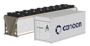 صندوق تعدين المعادن المبرد بالهواء 20 قدمًا من أفالون مع معالج بيانات كمبيوتر 3 طن وخوارزمية - Product Image 2