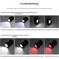Lampe de camping multifonctionnelle étanche IP65 pour l'extérieur, lampe de poche LED portable, projecteur haute luminosité rechargeable par USB, 4800mAh