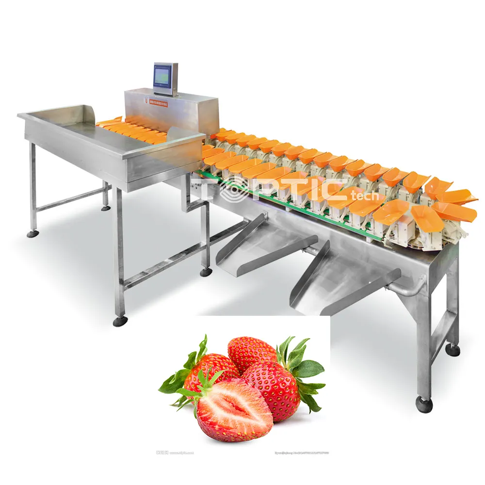 Hoge Nauwkeurigheid Efficiënte Mango Aardappel En Gewicht Sortering Machine Andsortering Machine Aardbei