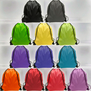 Nice Color Letter Pattern Polyester Medium Size Double <b>String</b> Handbag Shoe Dust Sport Storage Drawstring <b>Bag</b> - Product Image 3