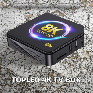 Topleo <span class=keywords><strong>Android</strong></span> 10.0 Allwinner Quad Core thông minh <span class=keywords><strong>TV</strong></span> <span class=keywords><strong>Box</strong></span> 4GB RAM băng tần kép Wifi 4K UHD Ethernet <span class=keywords><strong>HD18</strong></span> Đen - Product Image 2