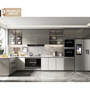 Prodeco Small Design Aluminium US Kitchen Cabinets Complete Sets For Tiny Houses