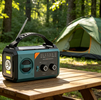 Neue 2026 Tragbare Solar-Powerbank 20000mAh AM/FM/NOAA Handkurbel Notfall-Wetterradio Taschenlampe SOS-Alarm Outdoor 10-30W Ausgangsleistung
