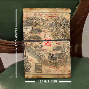 A6 blocco note adatto per gli <span class=keywords><strong>itinerari</strong></span> dei clienti degli agenti di viaggio dell'ufficio dettagli del volo <span class=keywords><strong>e</strong></span> prenotazioni di Hotel con <span class=keywords><strong>mappa</strong></span> del tesoro - Product Image 4